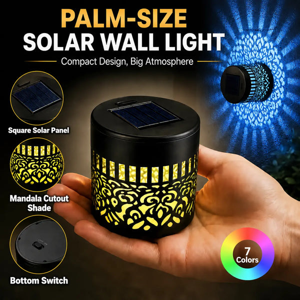 Solar Mandala Projection Lights