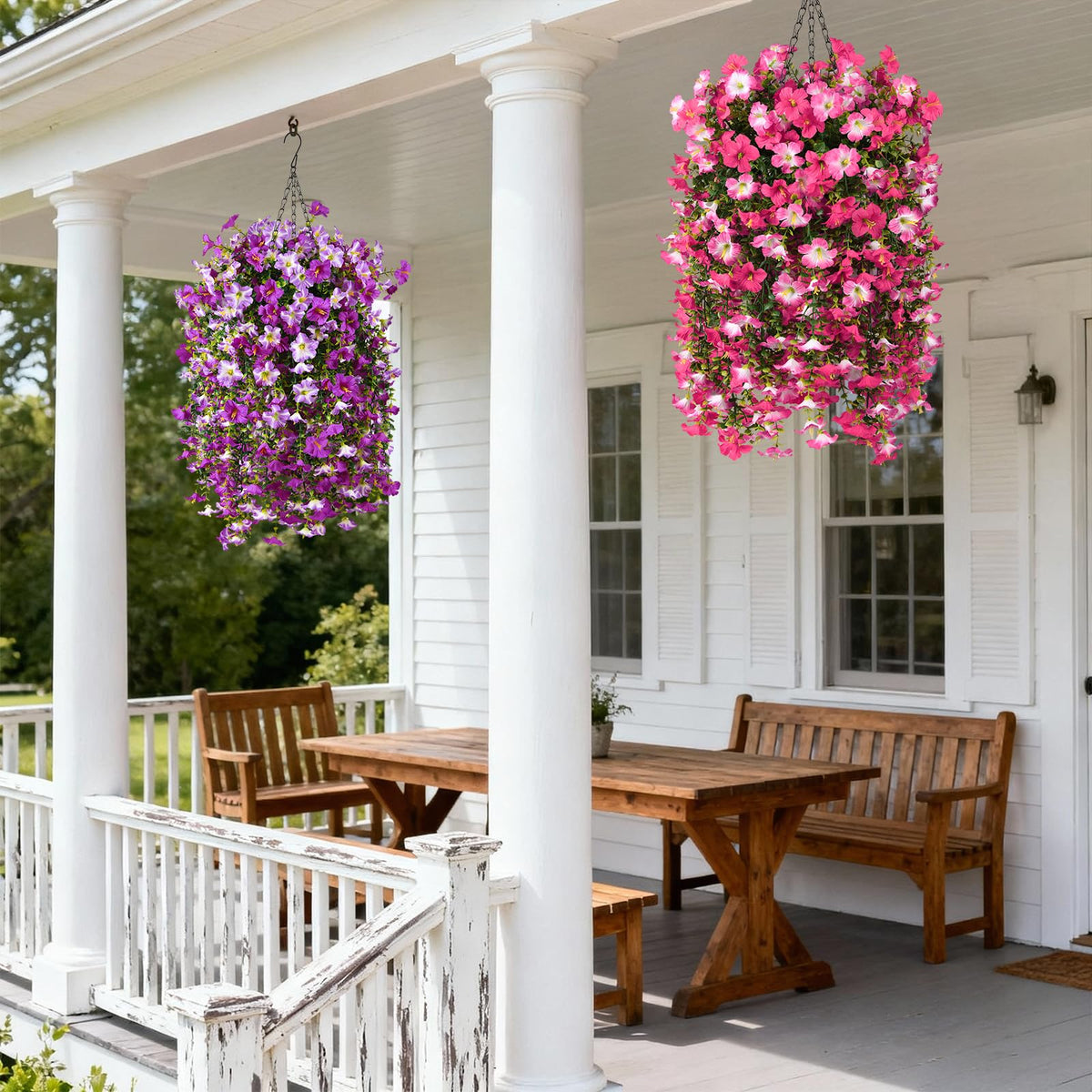 Realistic Morning Glory Garland