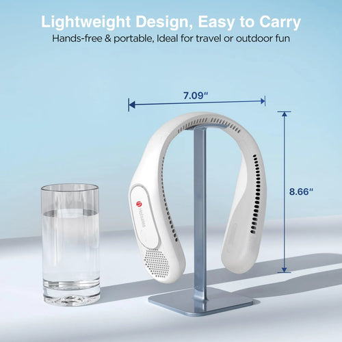 Hands-Free Wearable Cooling Fan for Travel Days