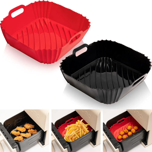 Easy-Clean Silicone Air Fryer Liners