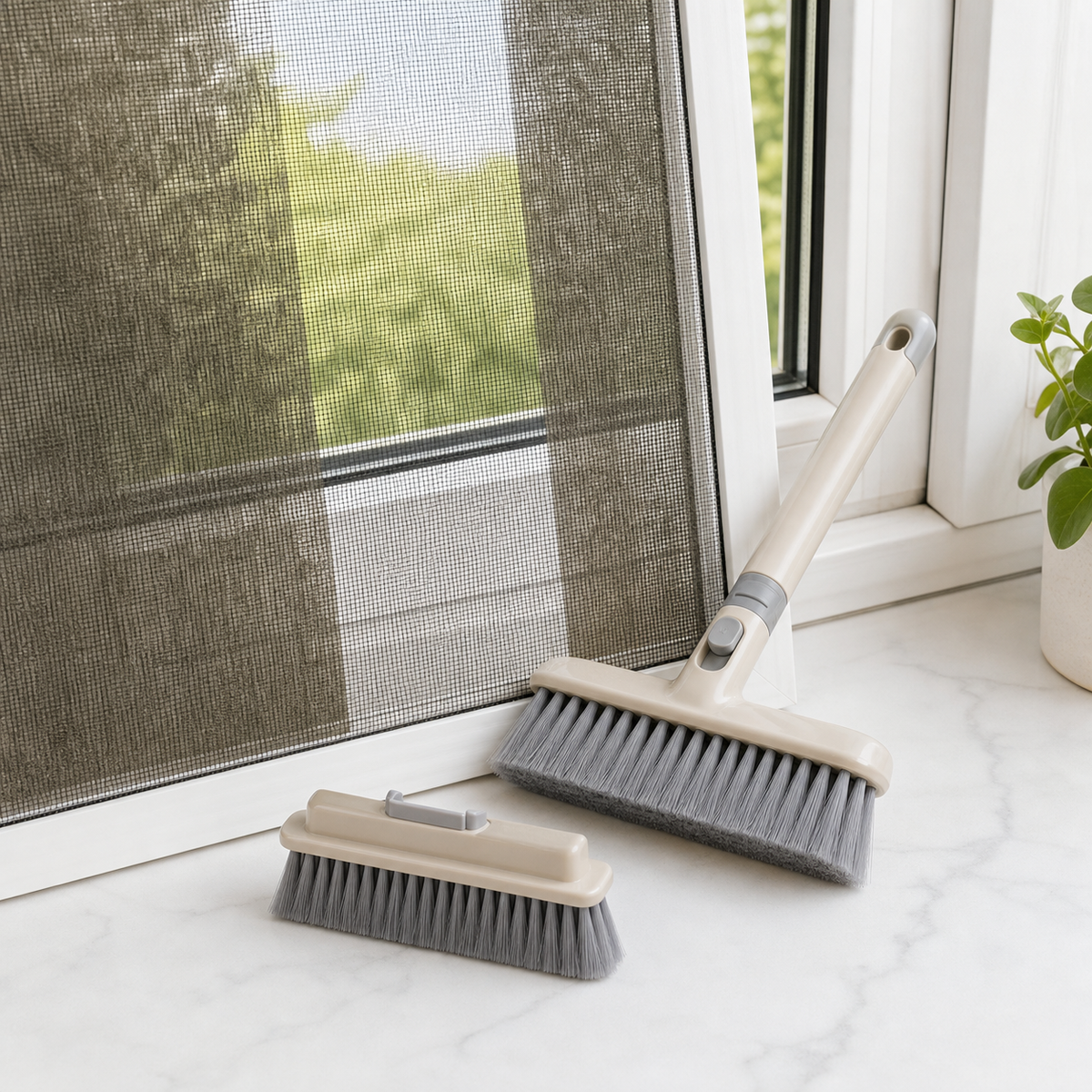 Window Screen Cleaning Brush Kit